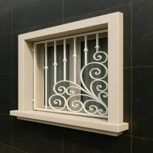 حفاظ پنجره مدل گل پیچ