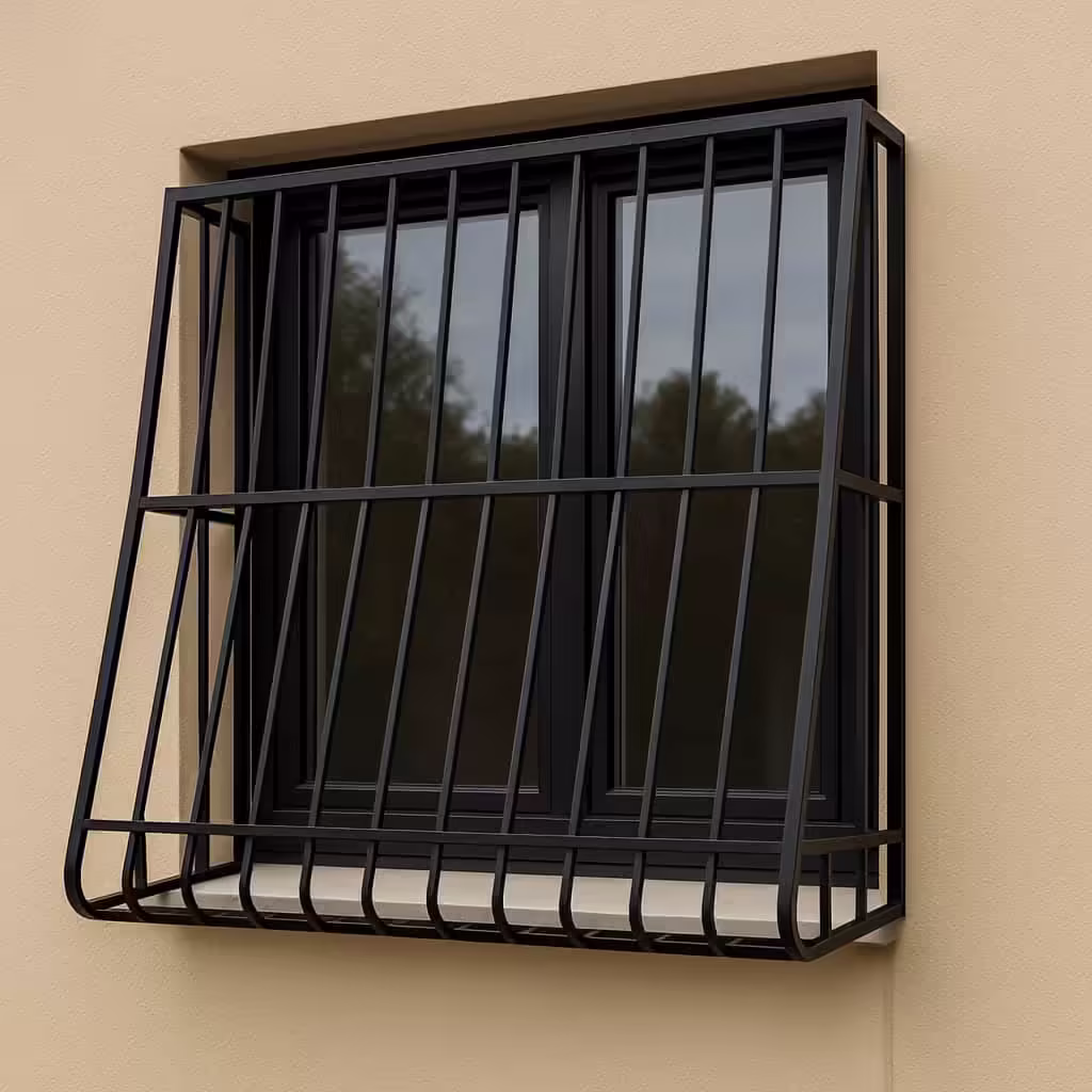 حفاظ پنجره سبدی ارکیده با پروفیل فولادی مقاوم