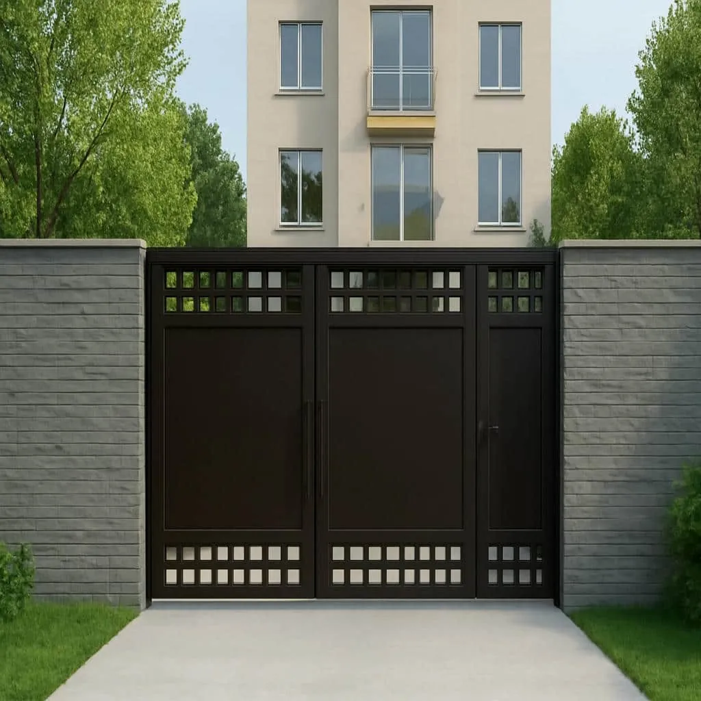 درب فلزی ورودی حیاط ارزان قیمت