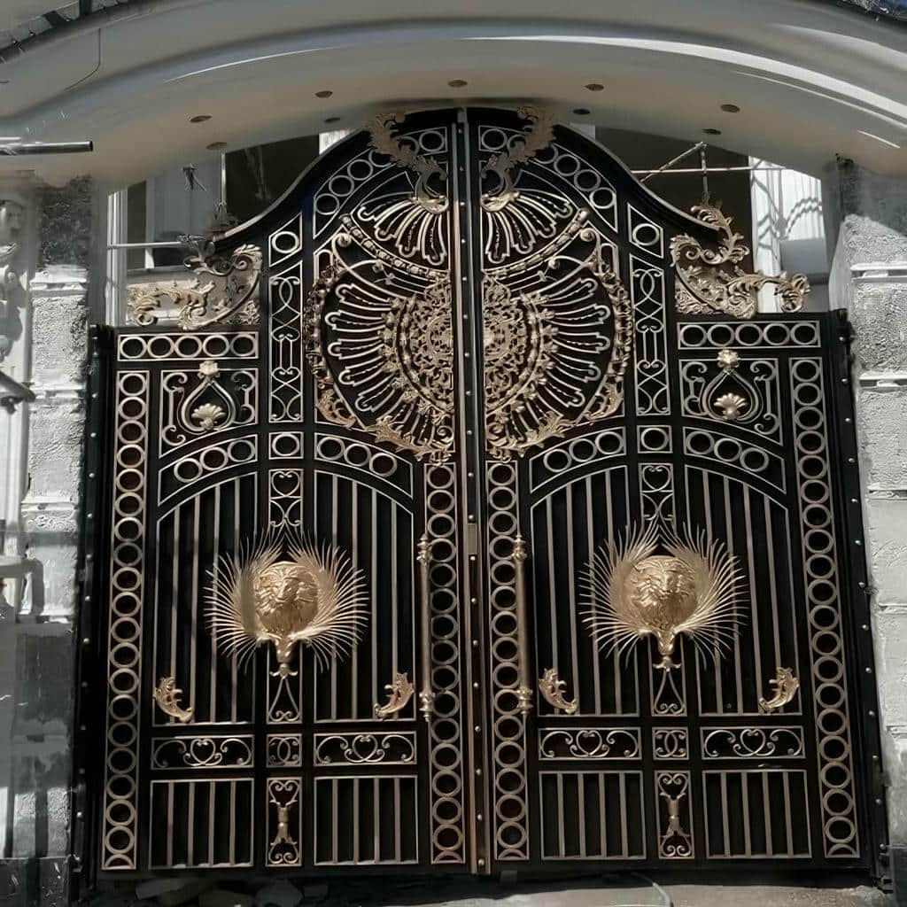 کارخانه درب حیاط رنگ کوره ای در مشهد