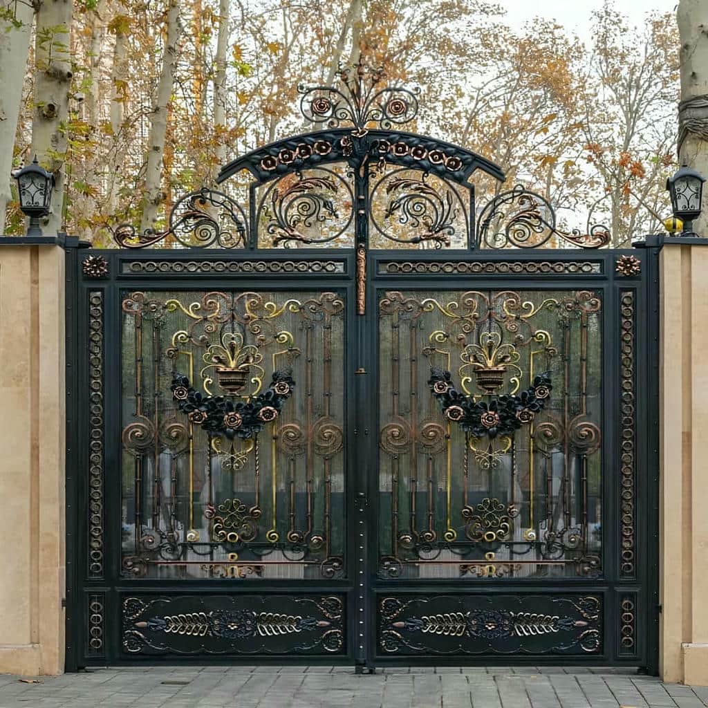 خرید درب حیاط ساده در سقز