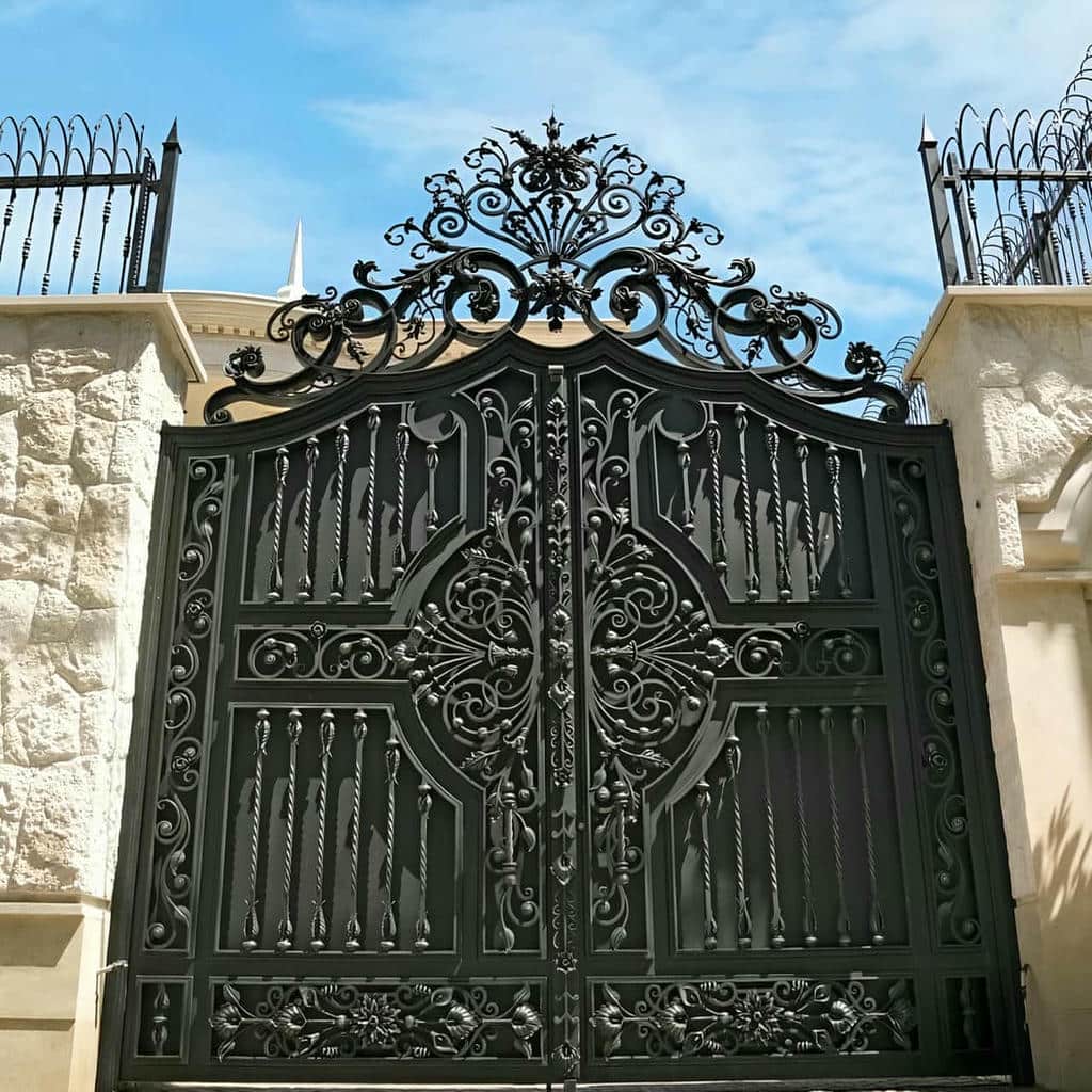 خرید درب حیاط پروفیل سنگین در ساوه