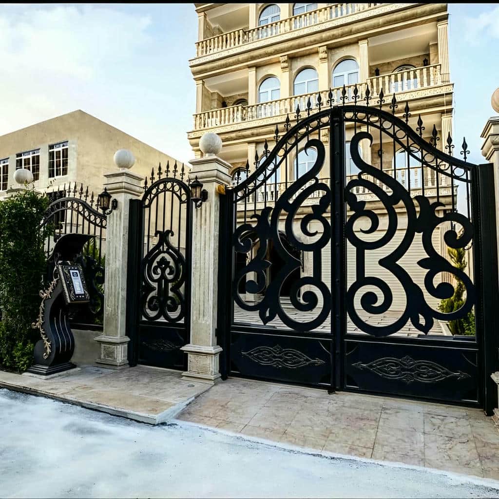 خرید درب حیاط ساده در هشتگرد