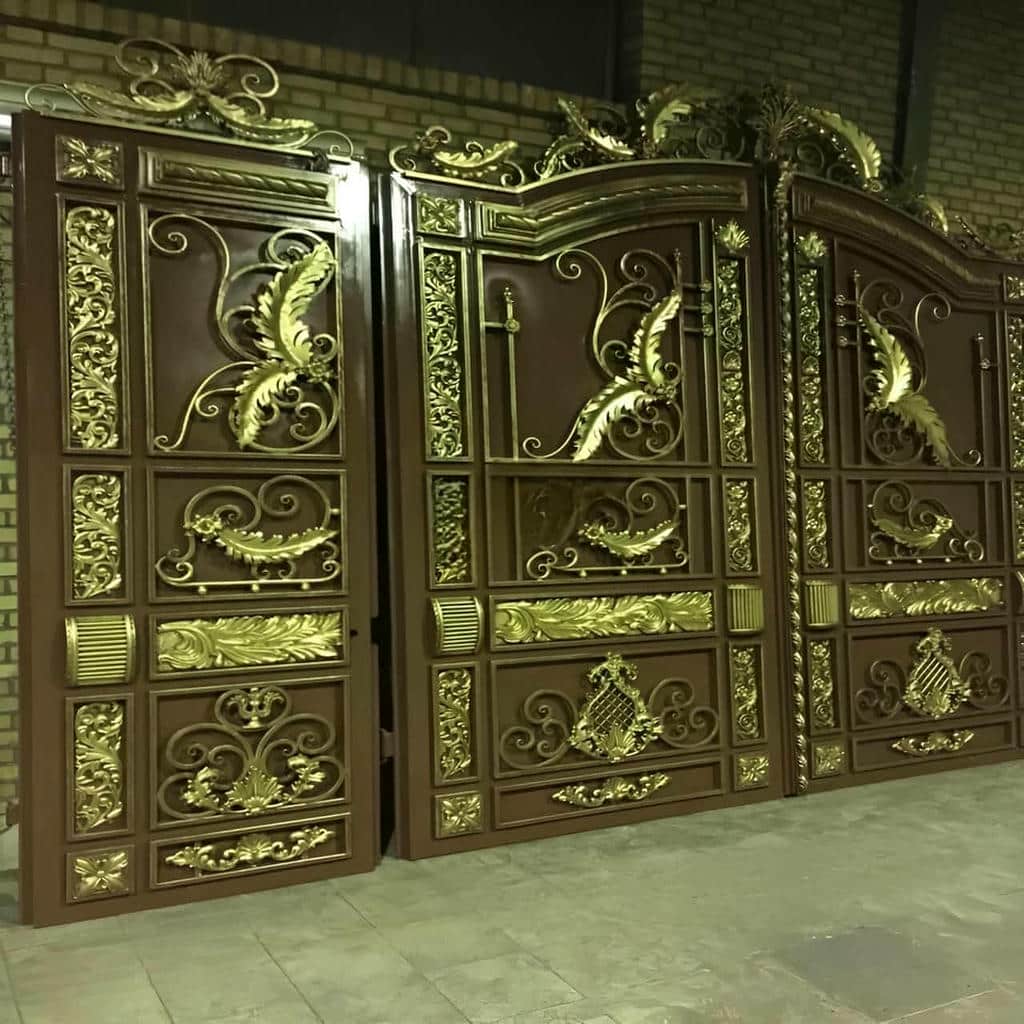 خرید درب حیاط پروفیل سنگین در لواسان