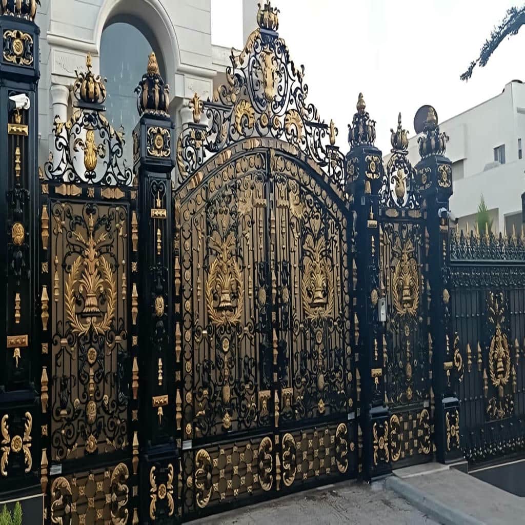 قیمت درب حیاط یراق صنعتی در اردبیل