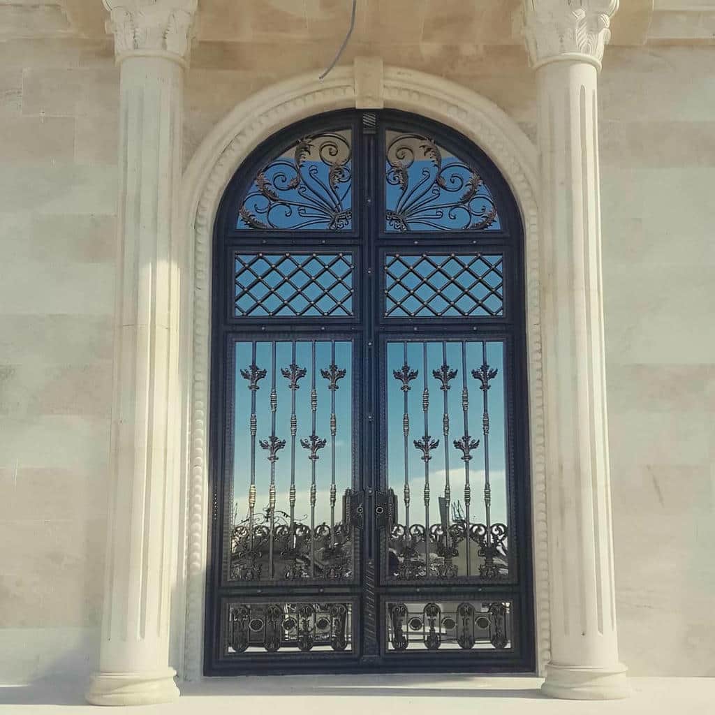 خرید درب حیاط ساده در محمودآباد