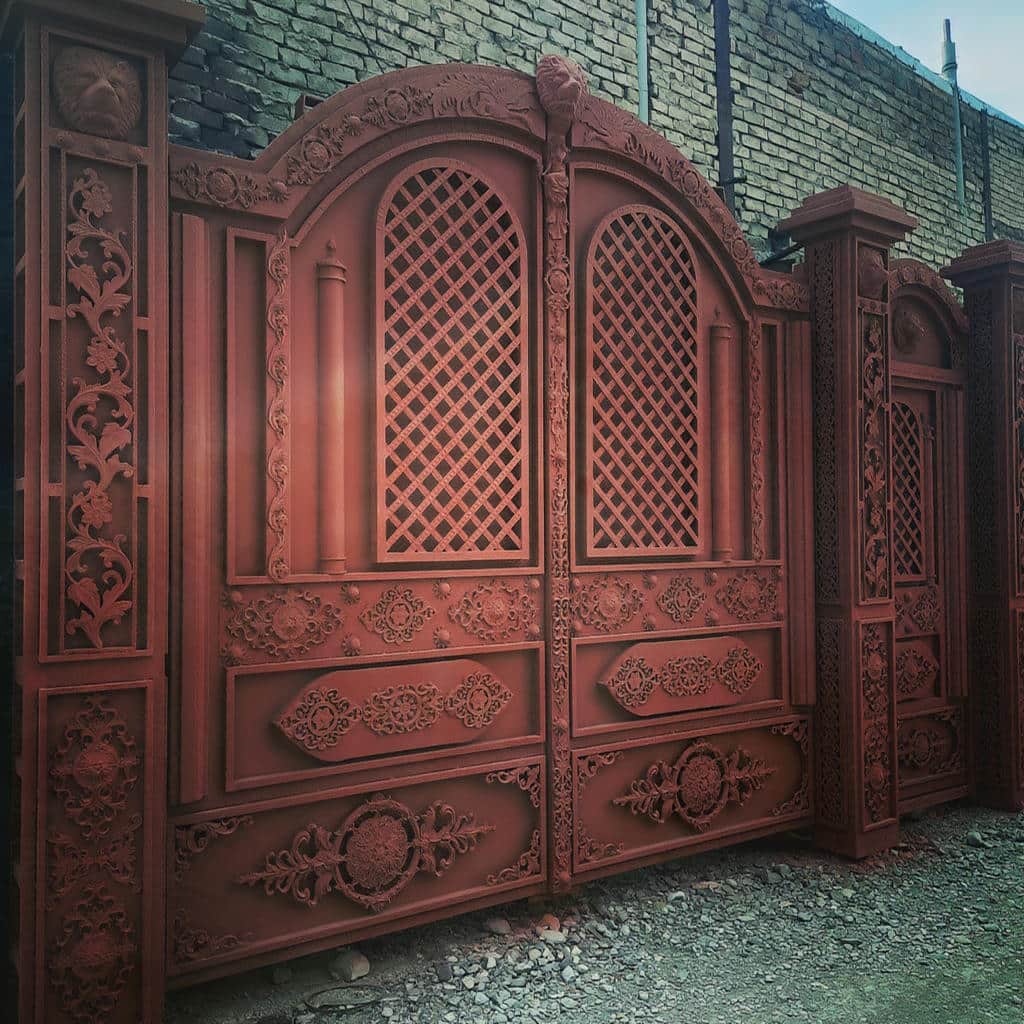 قیمت درب حیاط فرفورژه در لواسان