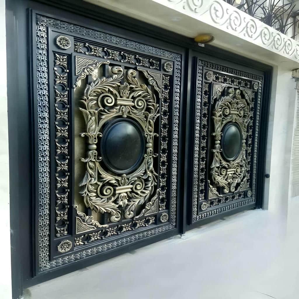 خرید درب حیاط فرفورژه کلاسیک در استان خوزستان