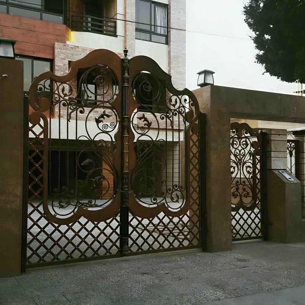 خرید درب حیاط پروفیل سنگین در ایلام