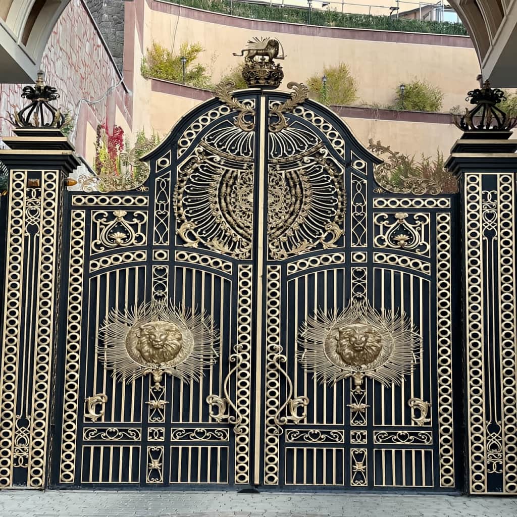 خرید درب حیاط ساده در یاسوج