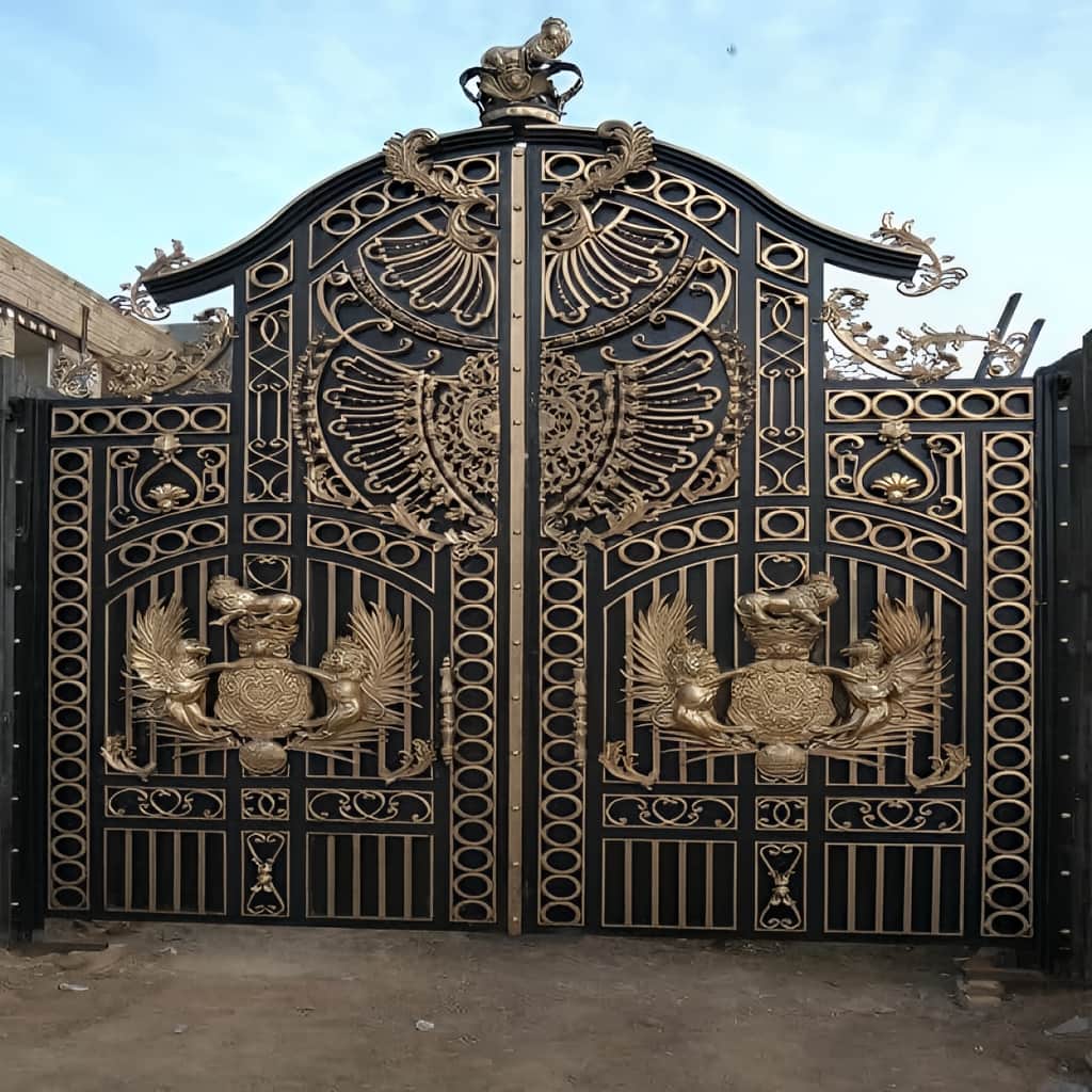 نصب درب حیاط ویلایی در کردان