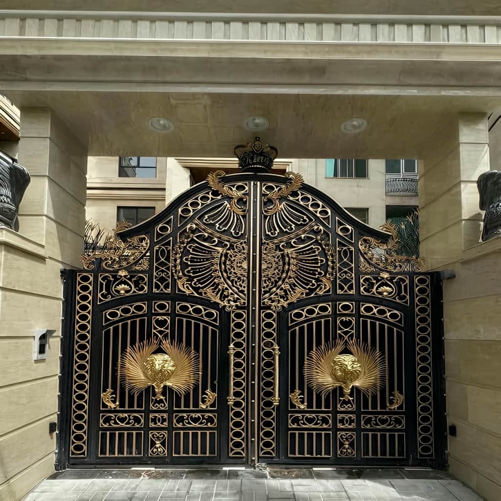 خرید درب حیاط پروفیل سنگین در یاسوج