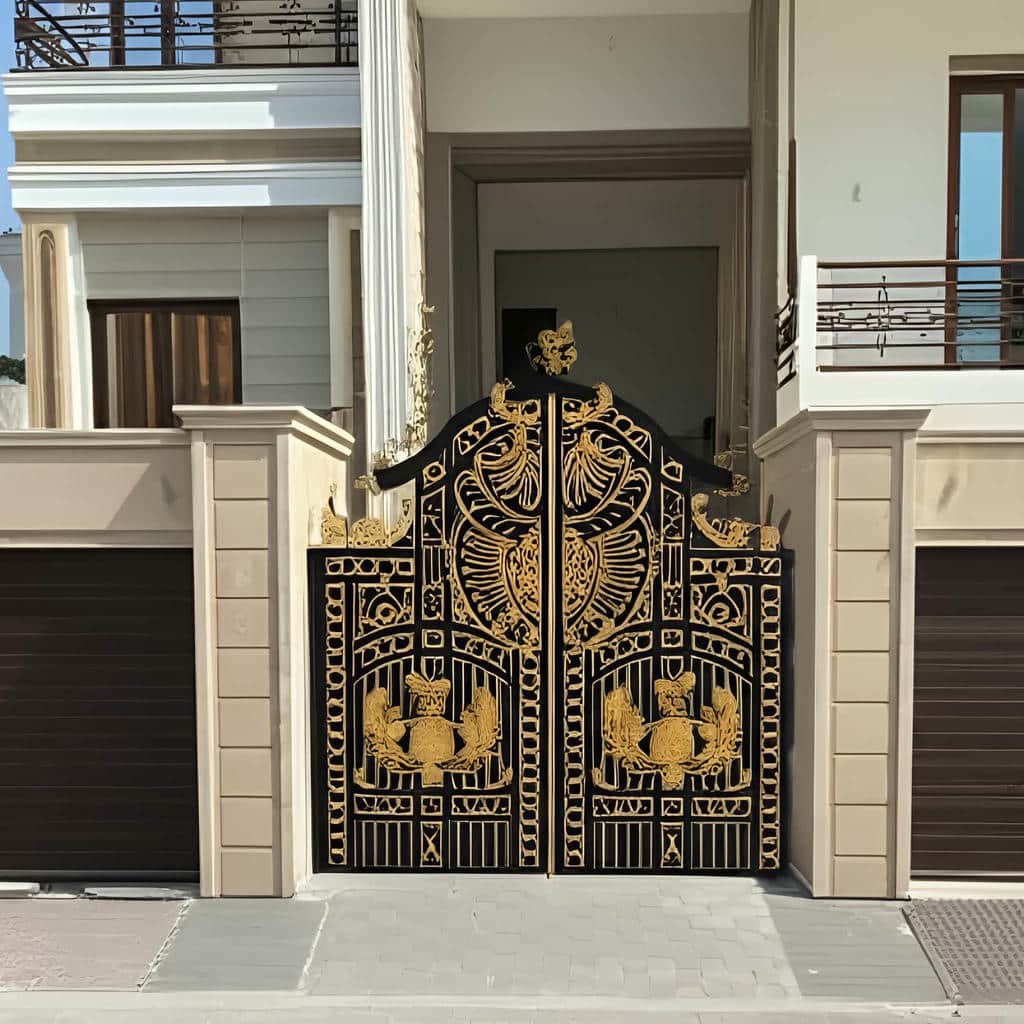 درب حیاط در قشم