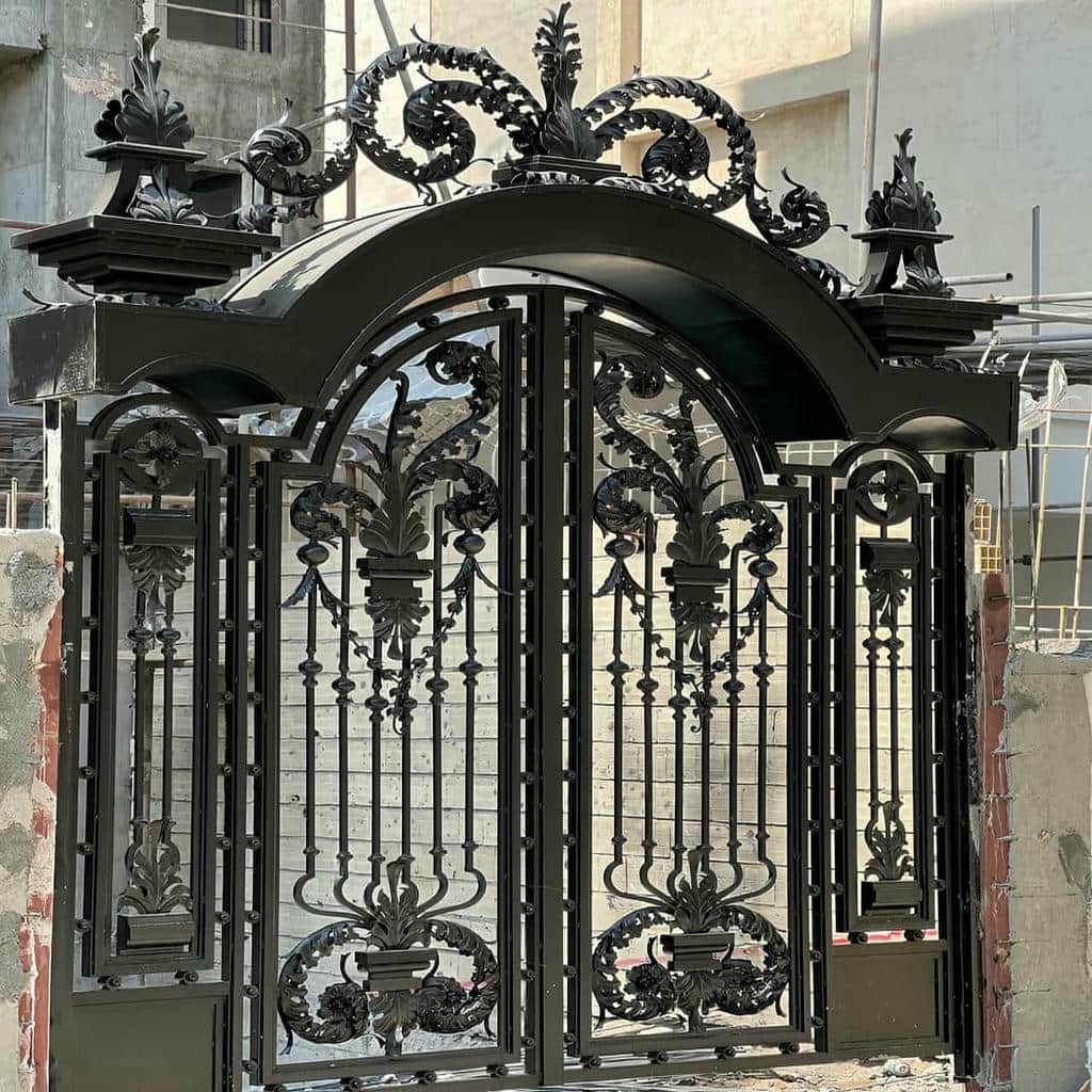 کارخانه درب حیاط رنگ کوره ای در چابهار