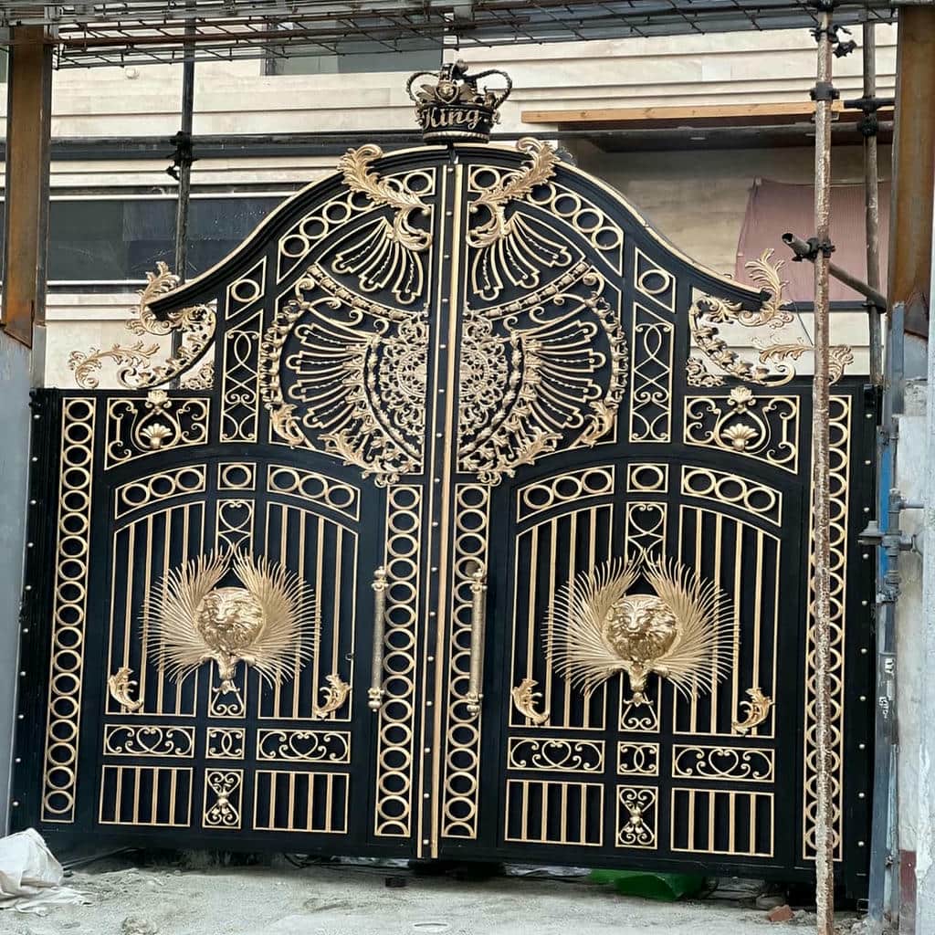 خرید درب حیاط ساده در قم