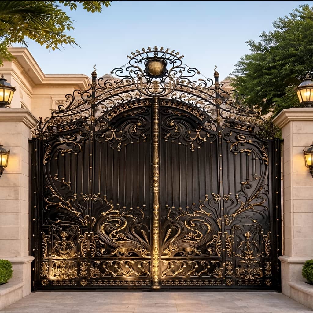 فروش درب حیاط فلزی در قزوین