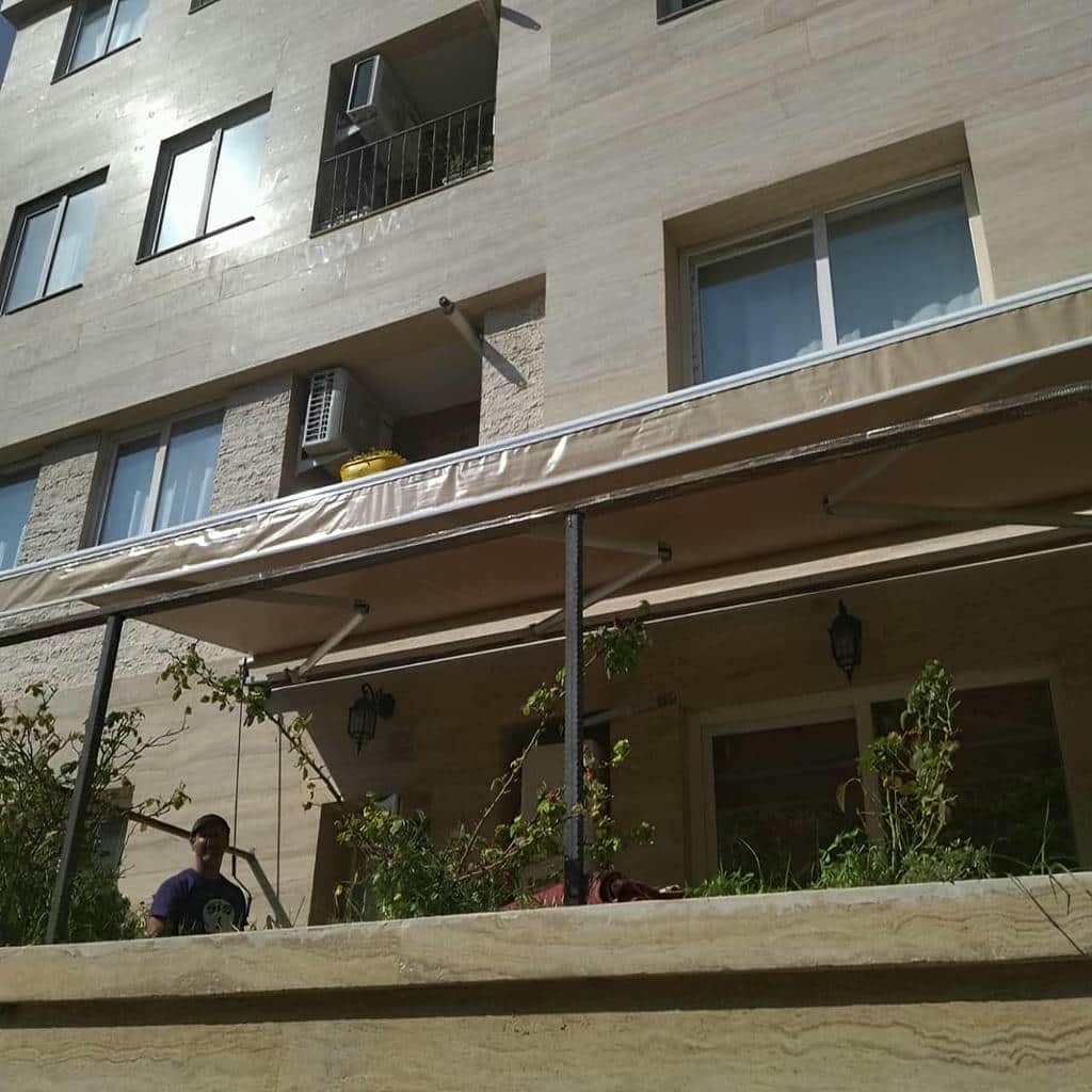 خرید سایبان برقی ریموت کنترل در رشت