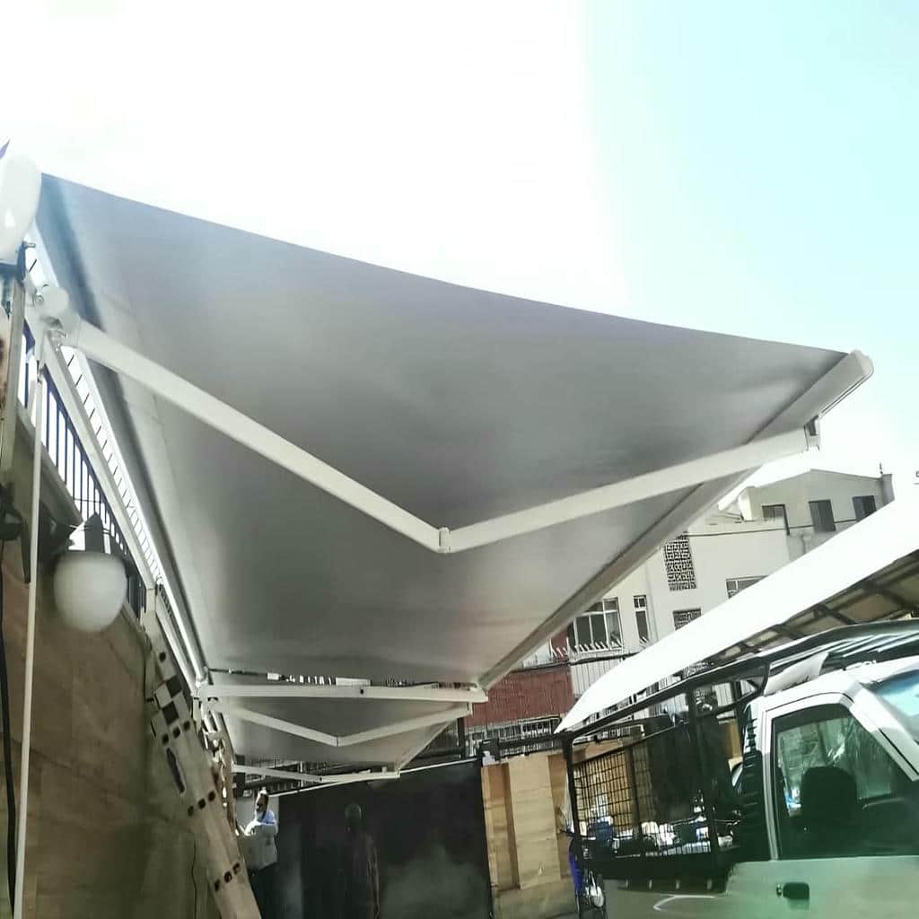 نصب سایبان برقی تراز دقیق در قزوین