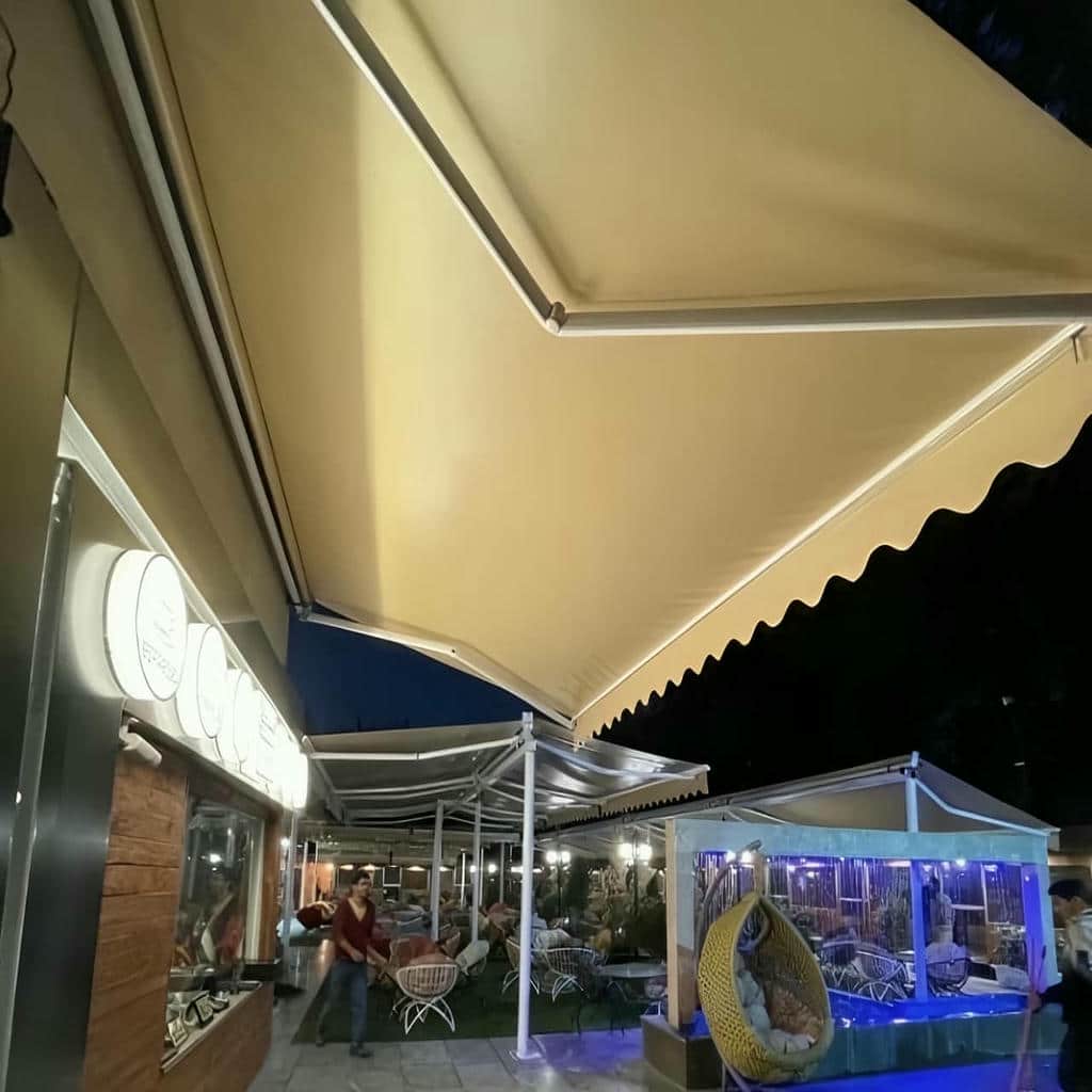 خرید سایبان برقی بازویی در بجنورد