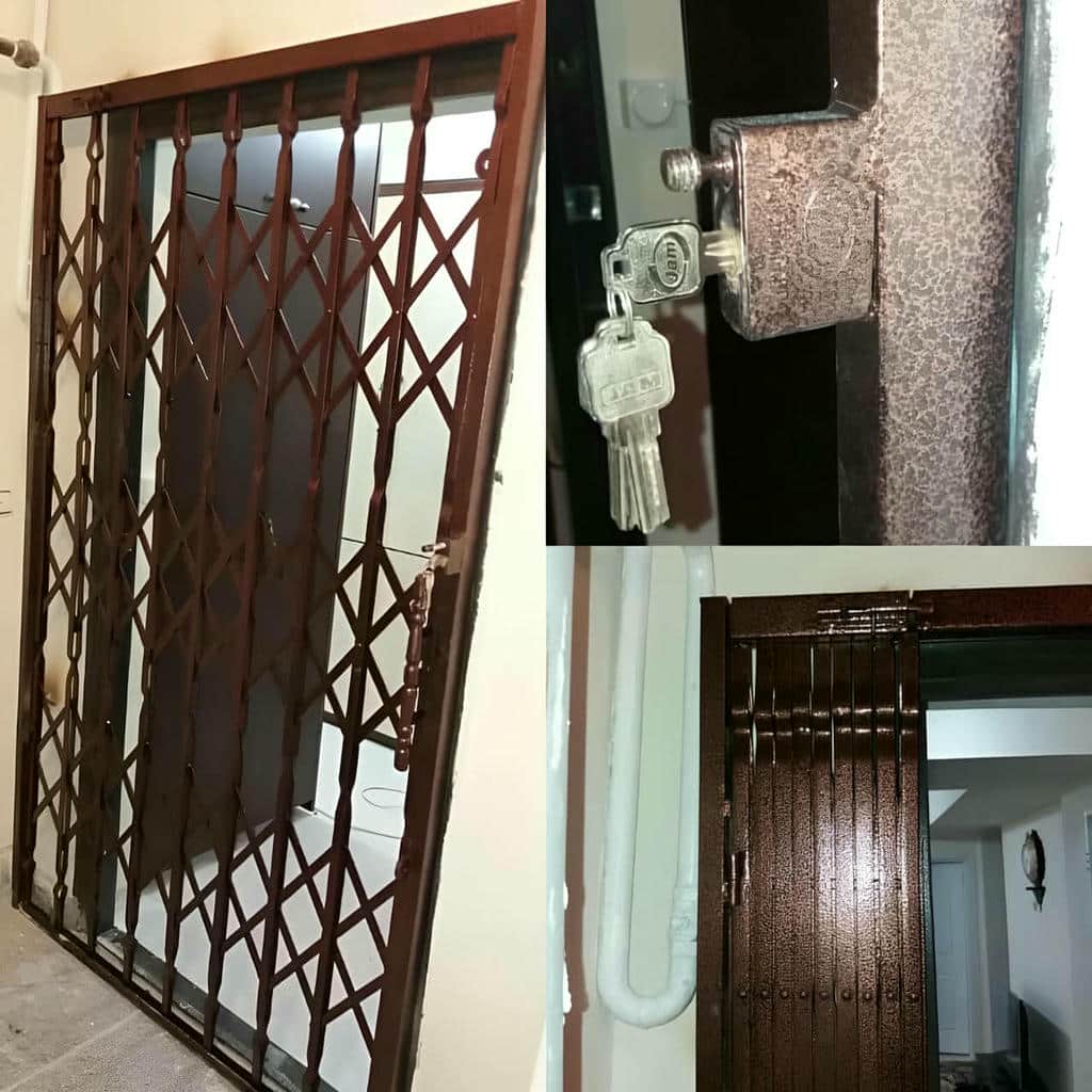 خرید درب آکاردئونی تسمه تقویت شده در قزوین
