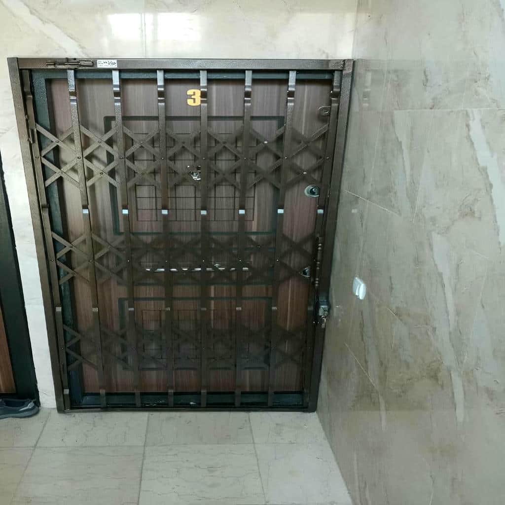 نصب درب آکاردئونی چهارگل در پردیس