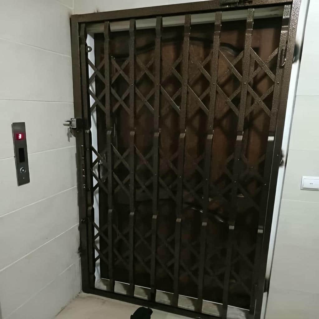 کارخانه درب آکاردئونی قفل مخفی ضدبرش در محمودآباد