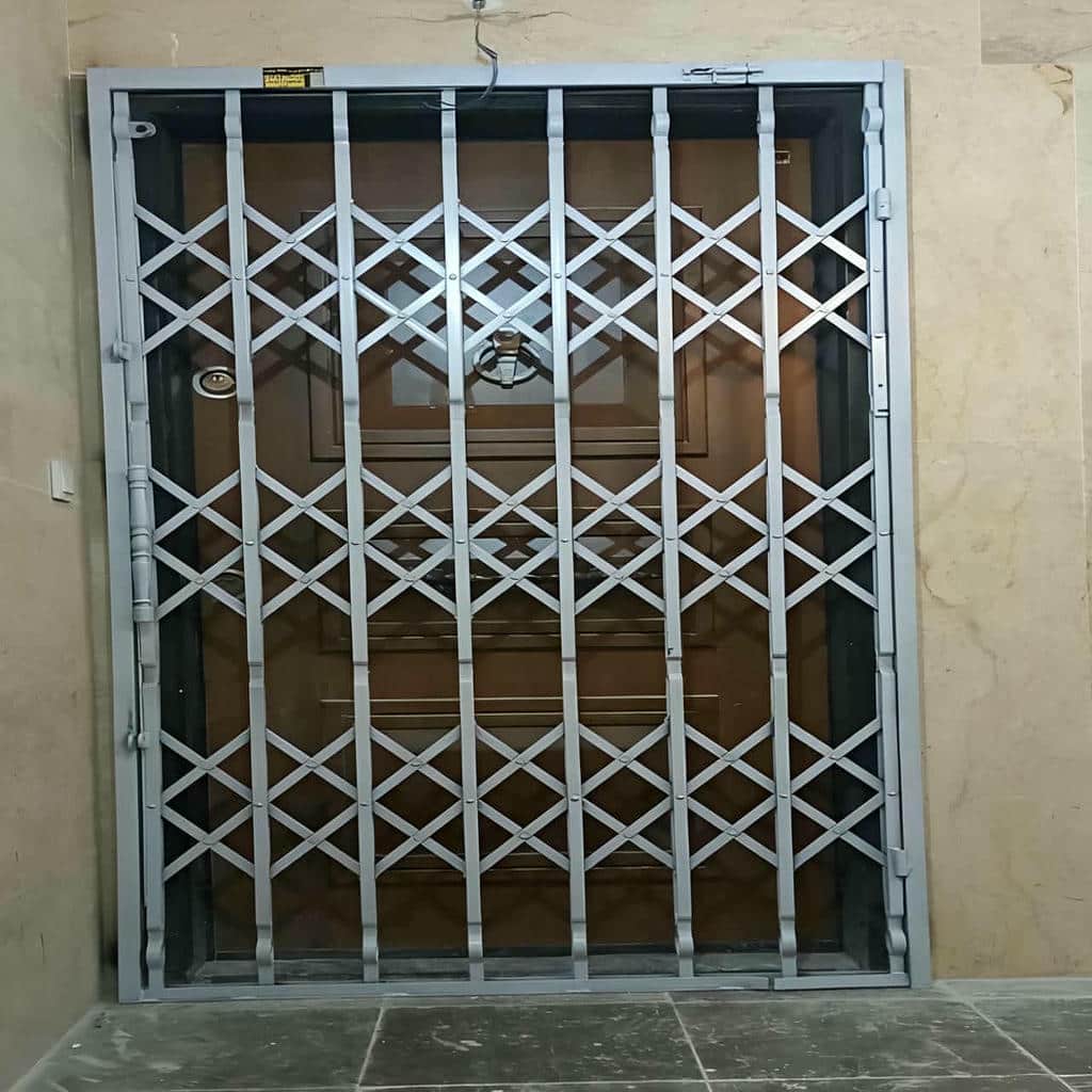 کارخانه درب آکاردئونی قفل مخفی ضدبرش در ساوه