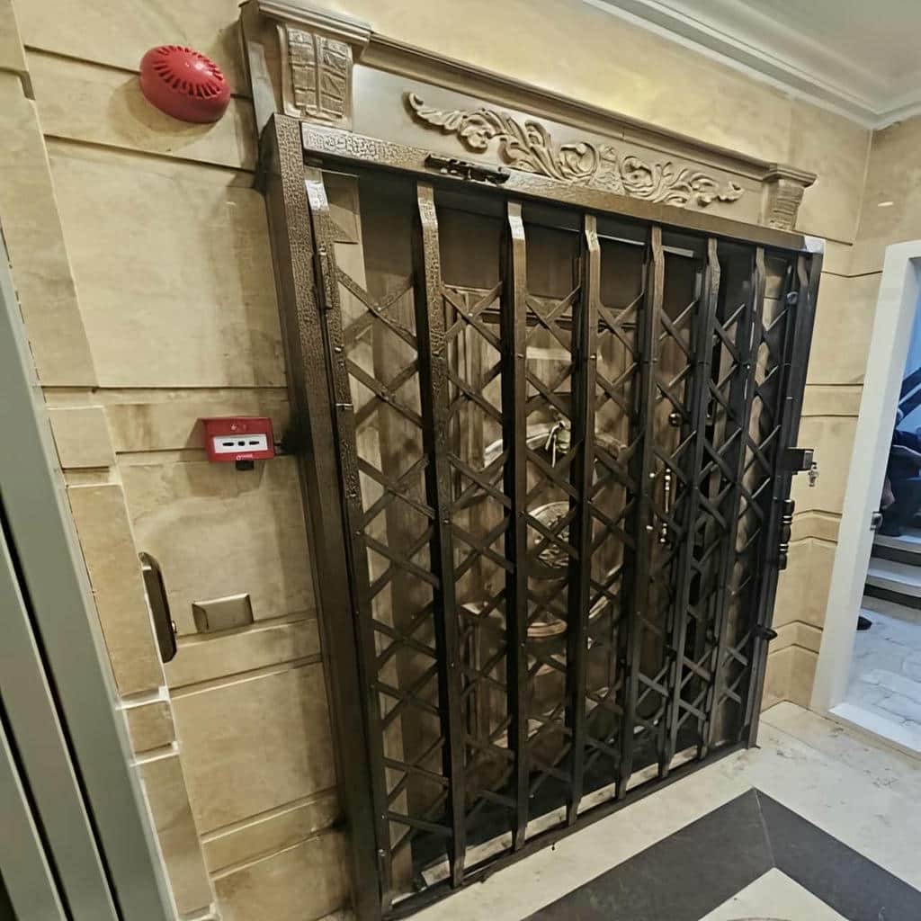 فروش درب آکاردئونی تمام گل در کاشان