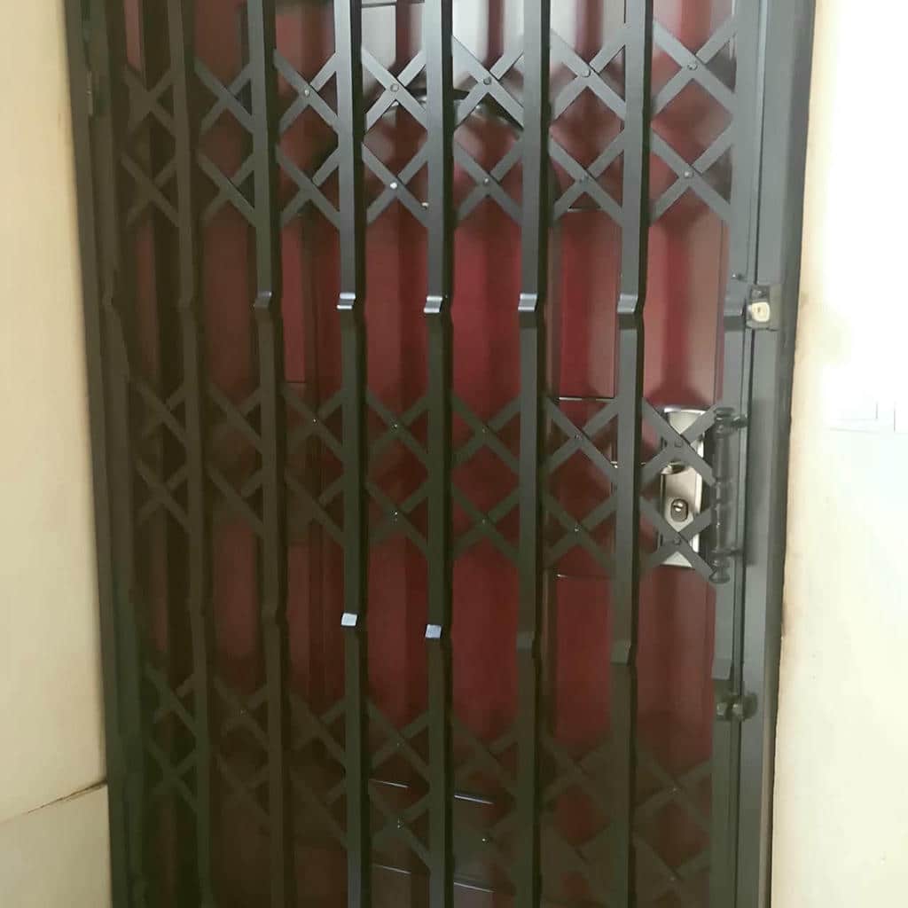 کارخانه درب آکاردئونی قفل مخفی ضدبرش در اراک
