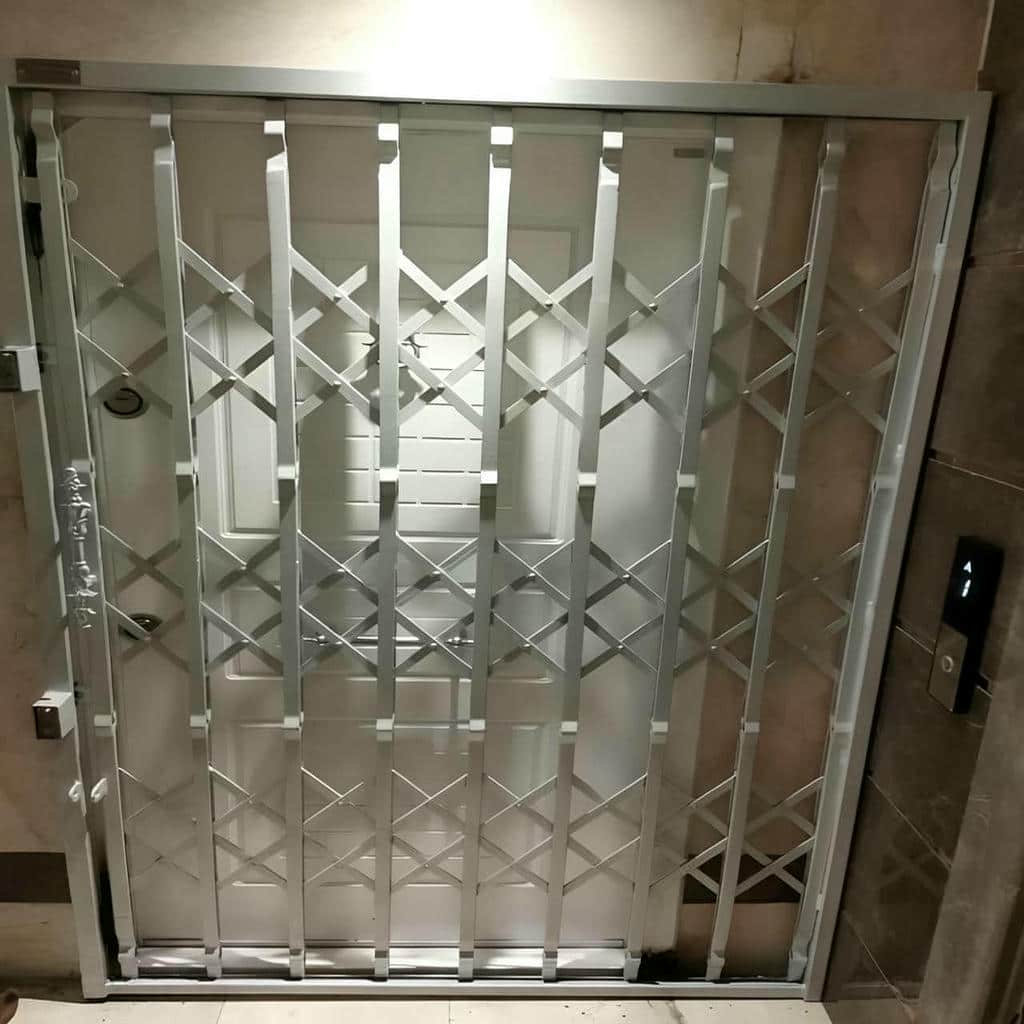 کارخانه درب آکاردئونی قفل مخفی ضدبرش در کاشان