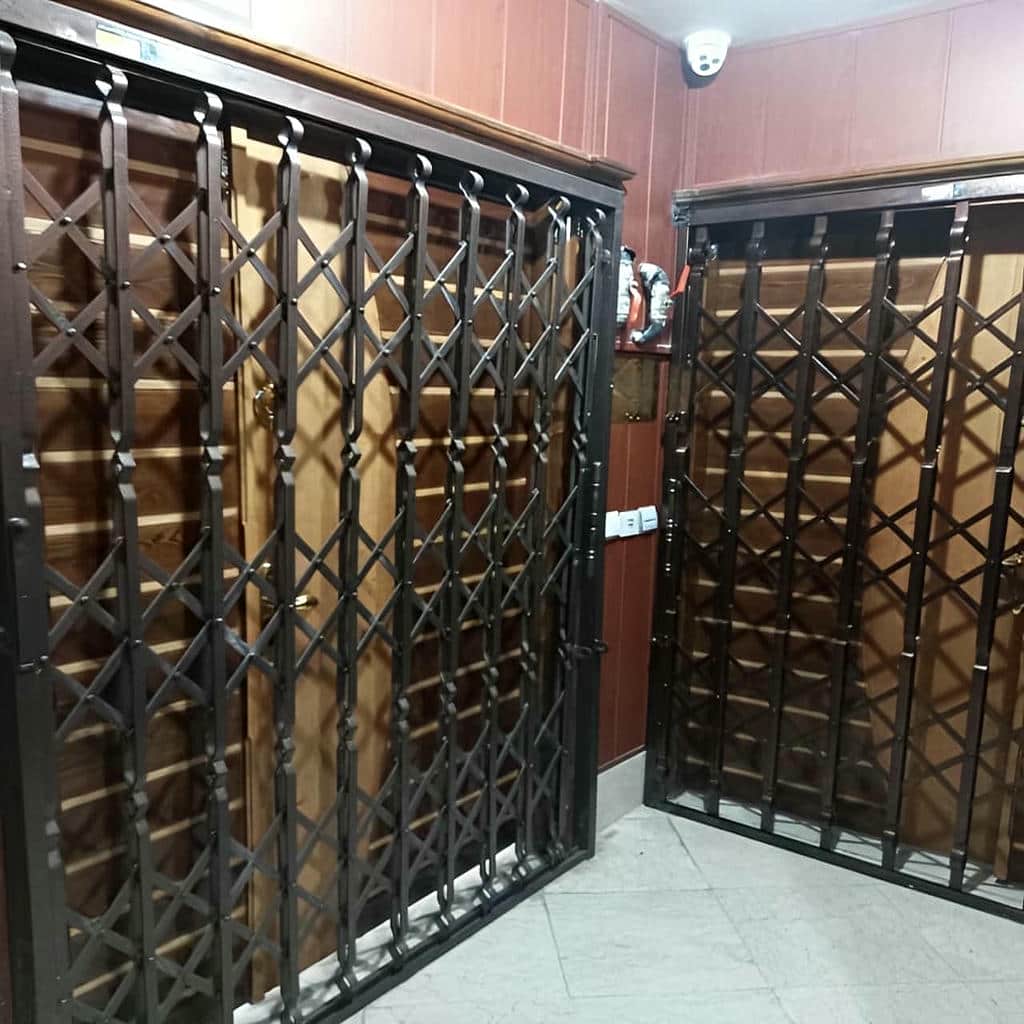 خرید درب آکاردئونی تسمه تقویت شده در محمودآباد