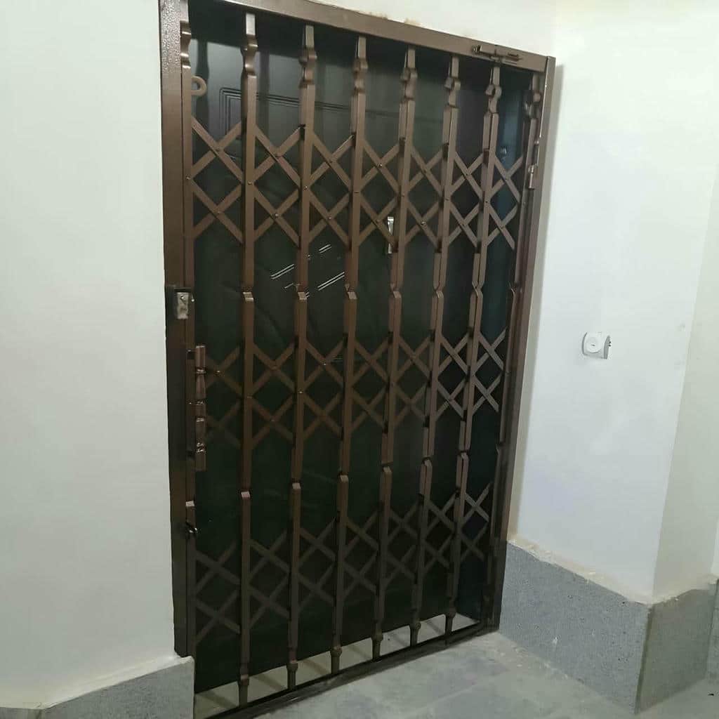 کارخانه درب آکاردئونی قفل مخفی ضدبرش در آمل