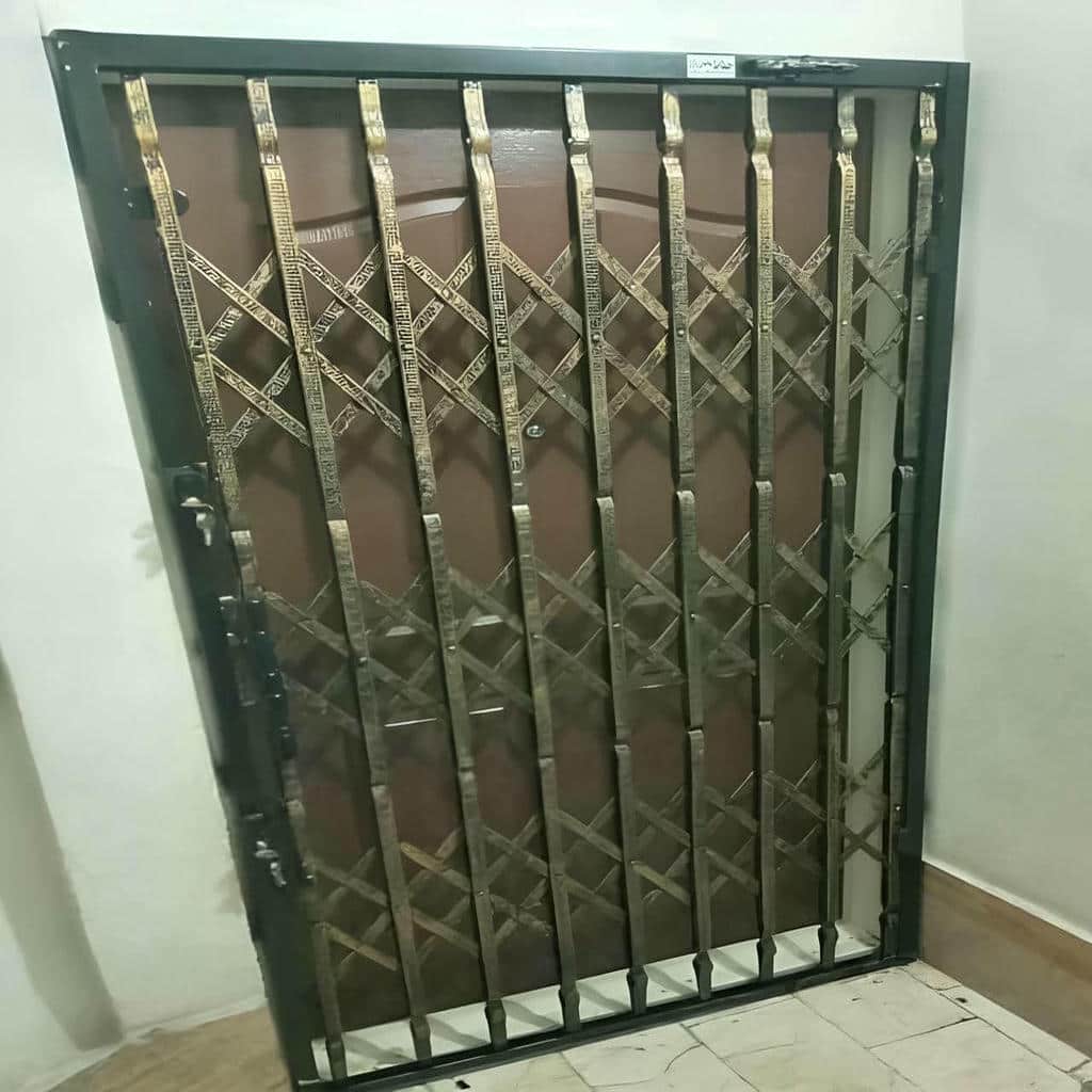 کارخانه درب آکاردئونی قفل مخفی ضدبرش در قائمشهر