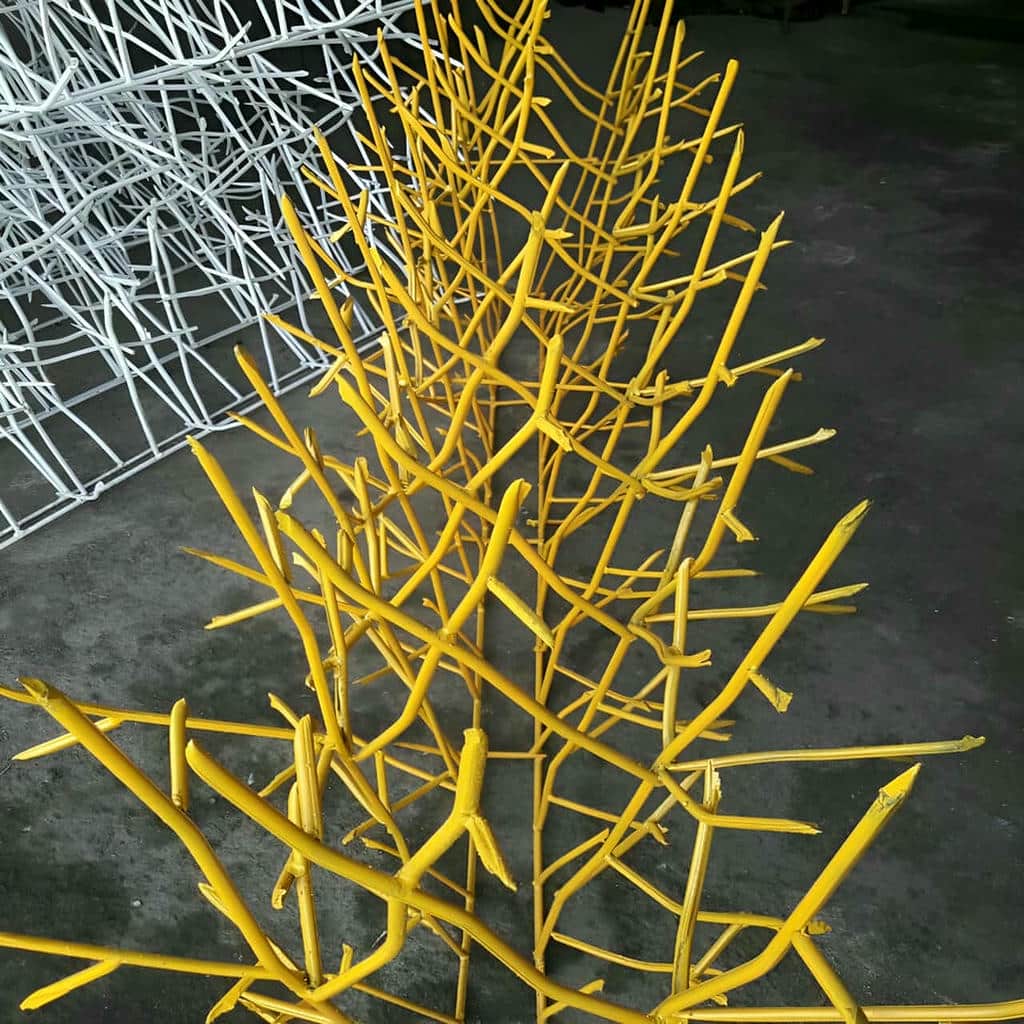 کارخانه حفاظ شاخ گوزنی رنگ کوره ای در لواسان