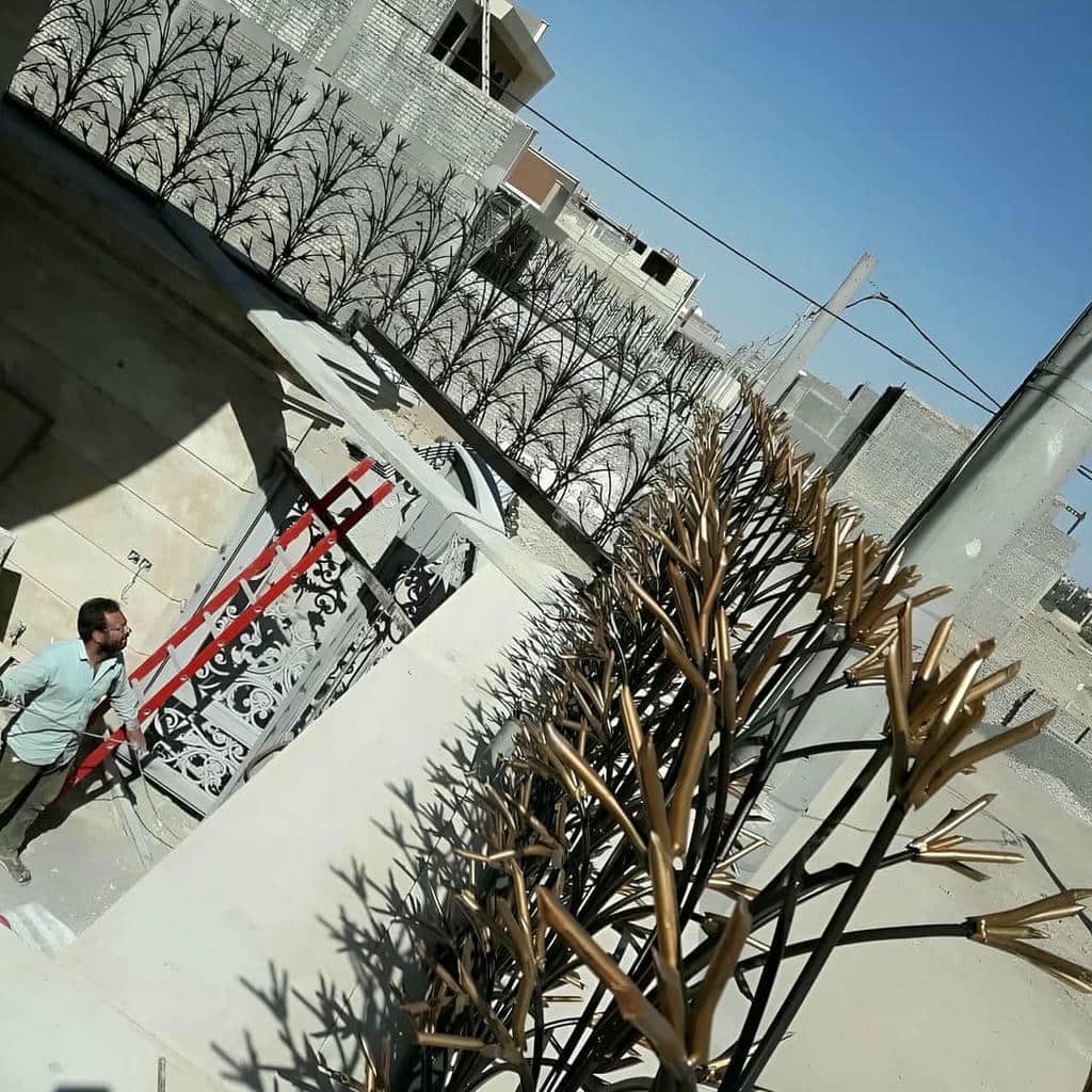 نصب حفاظ شاخ گوزنی تراز دقیق در کرمانشاه