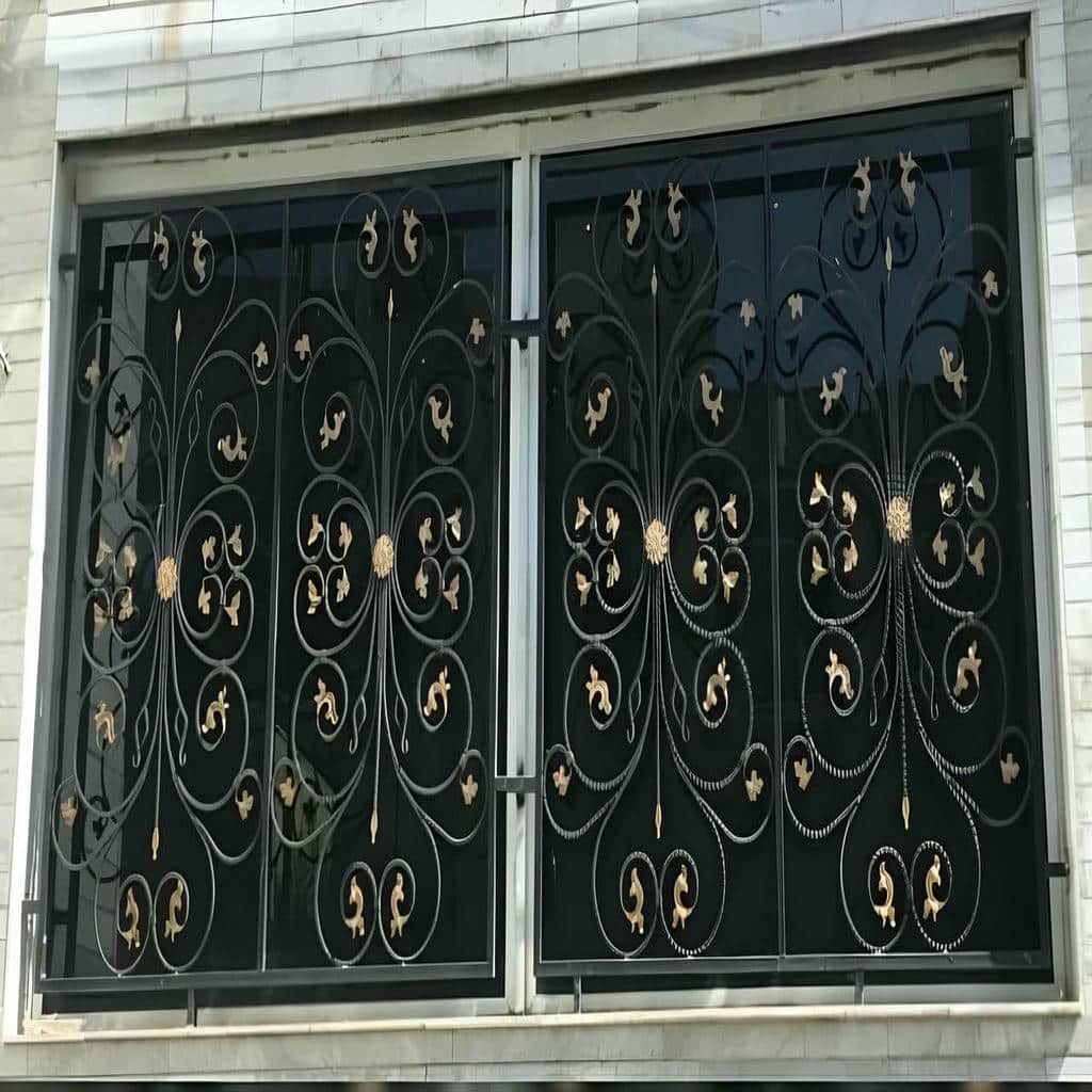 خرید حفاظ پنجره فرفورژه کلاسیک در کیش