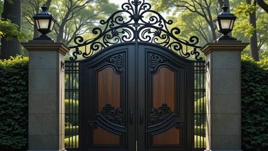 درب حیاط در ارومیه