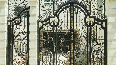 درب حیاط در ایرانشهر