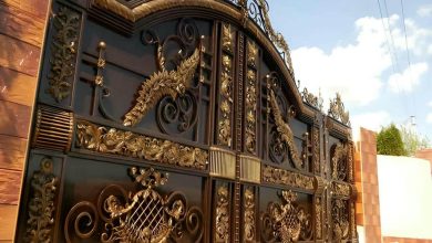 درب حیاط در تبریز