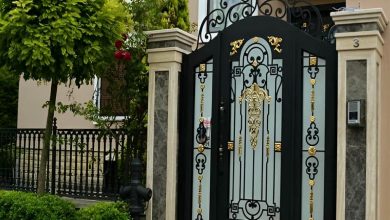 درب حیاط در بندر دیلم