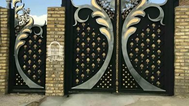 درب حیاط در کاشان