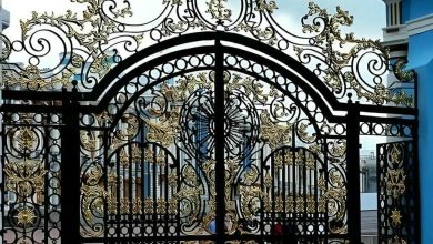 درب حیاط در بومهن