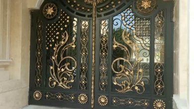 درب حیاط در چابهار