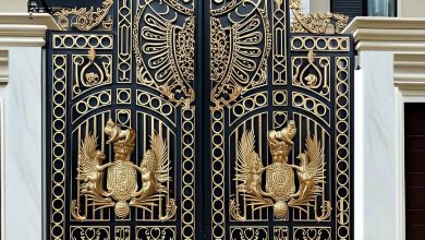 درب حیاط در پرند