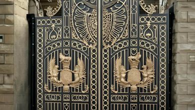 درب حیاط در رفسنجان
