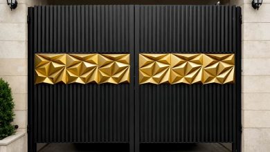درب حیاط در رامسر