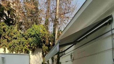سایبان برقی در چالوس