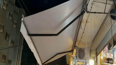 سایبان برقی در بابل