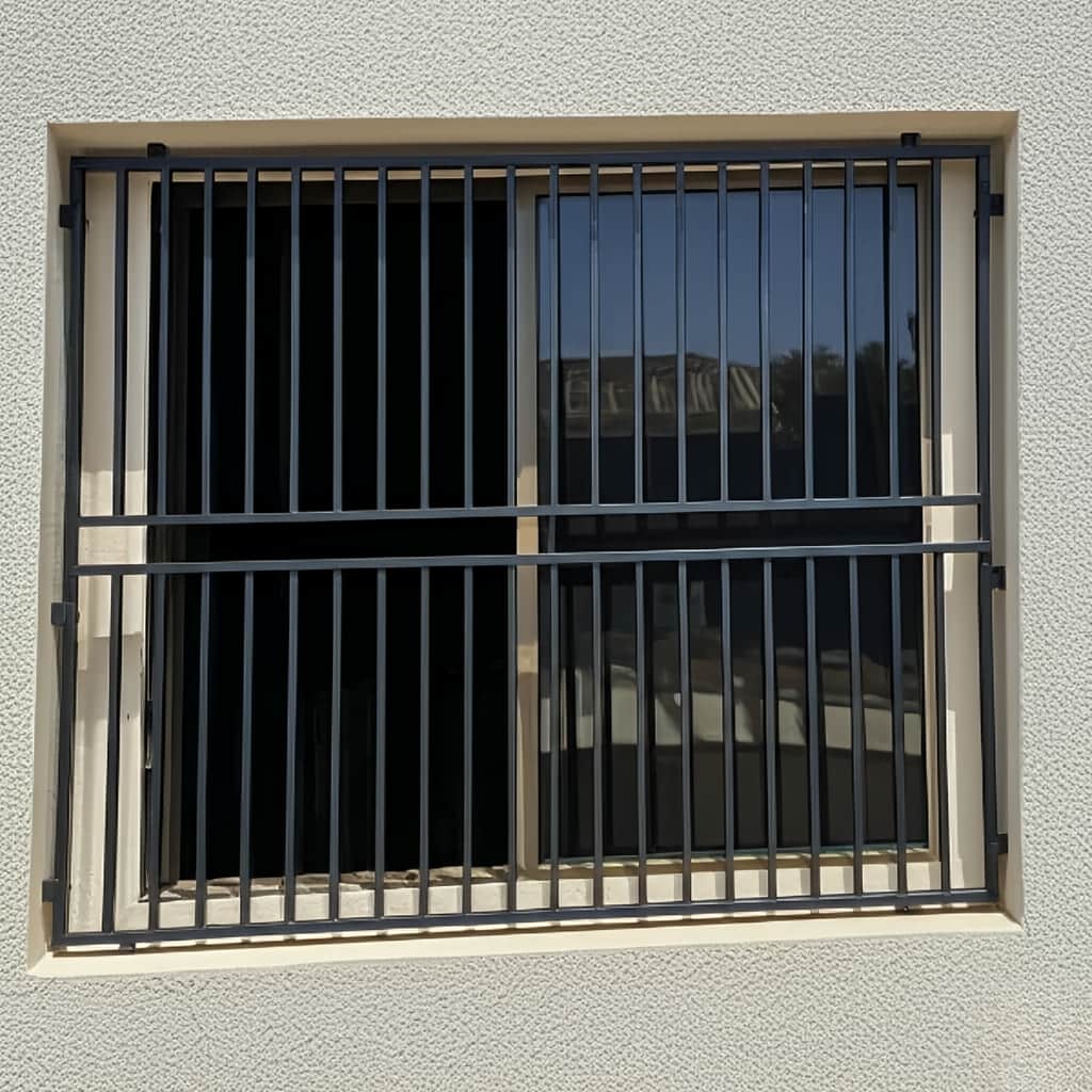 حفاظ پنجره با طراحی مدرن و خطوط مرتب