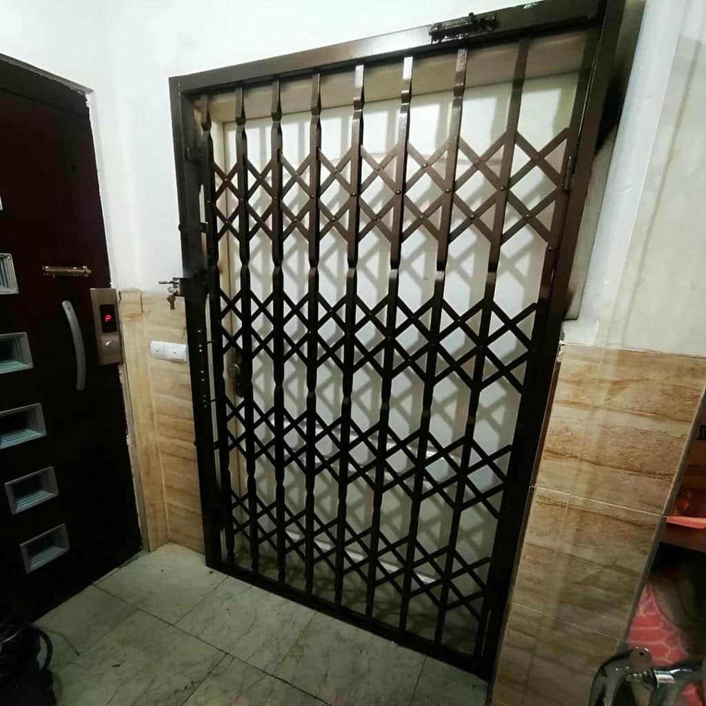 ویژگی های کلیدی درب آکاردئونی ضد سرقت استاندارد